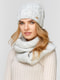 Комплект: шапка на флісі і шарф-снуд | 4699381