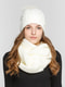 Комплект: шапка на флісі і шарф-снуд | 4699400