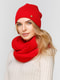 Комплект: шапка на флісі і шарф-снуд | 4699455
