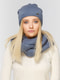 Комплект: шапка на флісі і шарф-снуд | 4699458
