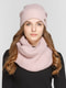 Комплект: шапка на флисе и шарф-снуд | 4699469