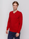 Пуловер бордовий | 4704914