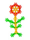 Конструктор «Квітка шестилисник» Neon світиться (80 шт.) | 4714223 | фото 3