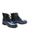 Ботинки черно-синие | 4718789