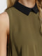 Блуза цвета хаки | 3808896 | фото 3