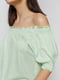 Блуза светло-зеленая | 2324388 | фото 3