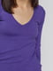 Пуловер фиолетовый | 3202034 | фото 3