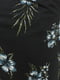Шорти чорні з квітковим принтом | 1899063 | фото 4