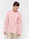Рубашка розовая в полоску | 1899033