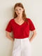 Блуза красная | 4440716 | фото 5