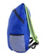 Рюкзак синий с принтом | 4758618 | фото 3