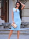 Платье-сарафан голубое | 4766129 | фото 4