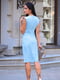 Платье-сарафан голубое | 4766129 | фото 2