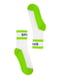 Шкарпетки біло-зелені | 4782392