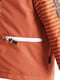 Куртка теракотового кольору в смужку | 4783558 | фото 3