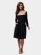 Платье черно-бежевое | 4784884 | фото 2
