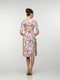 Платье в разноцветный акварельный принт | 4785360 | фото 3