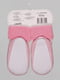Шкарпетки-тапочки світло-рожеві з малюнком | 4785324 | фото 2