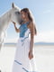 Сукня біло-блакитна з принтом | 4396147 | фото 2