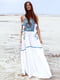 Сукня біло-блакитна з принтом | 4396147 | фото 4