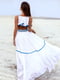 Сукня біло-блакитна з принтом | 4396147 | фото 5