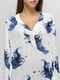 Блуза біла з квітковим принтом | 4777622 | фото 3