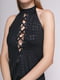 Сукня чорна з шнуруванням | 434159 | фото 3