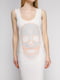 Сукня біла з декорованим малюнком | 1215252 | фото 3