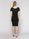Платье черное с принтом | 625046 | фото 2