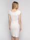 Сукня біла з декорованим написом | 1215245 | фото 2