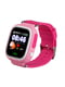 Дитячий розумний годинник з GPS трекером TD-02 (Q100) Pink | 4312164 | фото 2