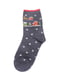 Шкарпетки сірі з малюнком підліткові | 4782335 | фото 2