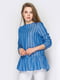 Блуза синяя в полоску | 4304554 | фото 2