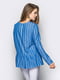 Блуза синя в смужку | 4304554 | фото 4