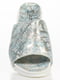 Шльопанці сріблясті в принт | 4715762 | фото 4