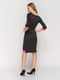 Сукня чорна з окантовкою кольору фуксії | 2056261 | фото 2