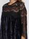 Коротка оксамитова сукня з французьким мереживом | 3778197 | фото 3