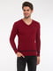 Пуловер темно-красный | 4313802 | фото 10