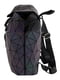 Рюкзак фіолетовий з матовим геометричним декором (хамелеон) | 4861436 | фото 3