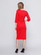 Платье красное с кокеткой | 3486506 | фото 2