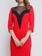 Платье красное с кокеткой | 3486506 | фото 3