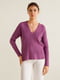 Пуловер лилового цвета | 4599232