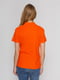 Футболка-поло оранжевая с принтом | 4861803 | фото 2