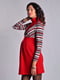 Сукня червона зі смужками | 2112091 | фото 6