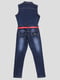 Комбинезон синий джинсовый | 4872926 | фото 2