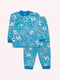 Пижама с начесом: лонгслив и брюки | 4879896