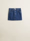 Юбка синяя джинсовая | 4867065 | фото 2