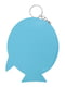 Кошелек-брелок голубой с принтом | 4894025 | фото 2