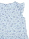 Платье голубое с цветочным принтом | 4864672 | фото 3