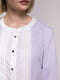 Блуза лавандового цвета в полоску | 4896451 | фото 3